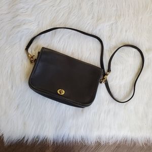 Vintage Coach Crossbody Bag Black